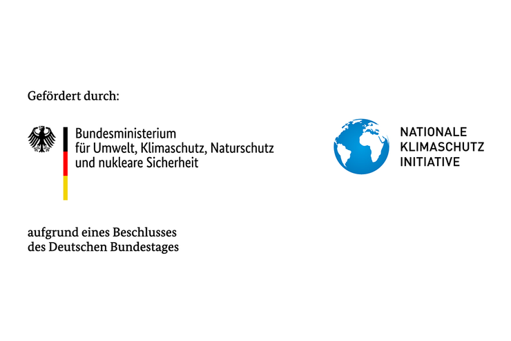 Die BMUKN-NKI-Logo-Kombination (Bundesministerium für Umwelt, Klimaschutz, Naturschutz und nukleare Sicherheit, und Nationale Klimaschutzinitiative)
